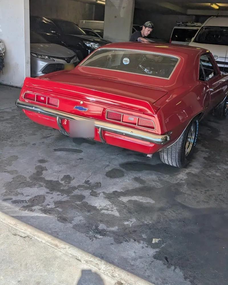 Classic Camaro detailed on site by Luxe Mobile Car Spa